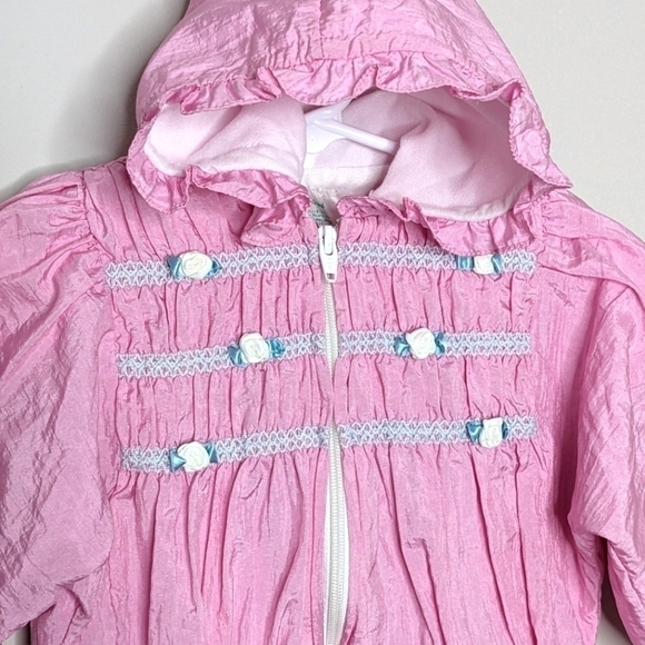 Vintage Tiny Tots Windbreaker Lined Jacket Coat 12m - Picture 3 of 5